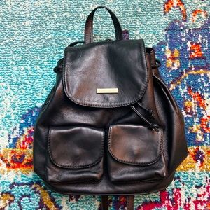 leather backpack